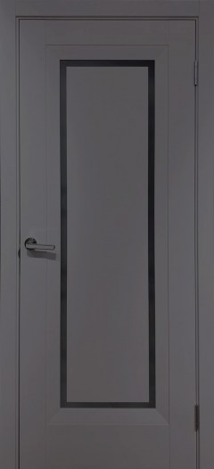 Двері Італія SuperMate Графіт скло Чорне